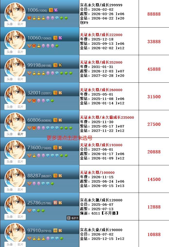 权杖V8及YY四位频道ID高质量YY灯笼靓号选购平台