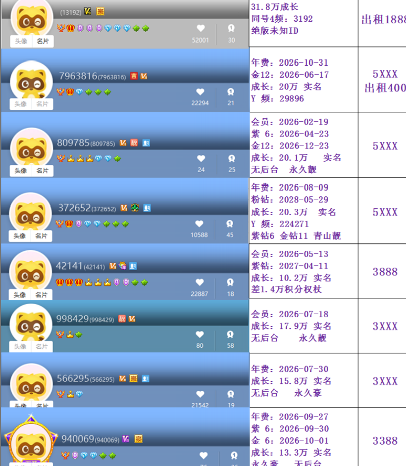 11.13号会员YY号码权杖V8